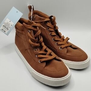 Cat & Jack Men's Tan High-Top Sneakers